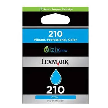 Tinteiro Lexmark Nº210 Azul 14L0086E