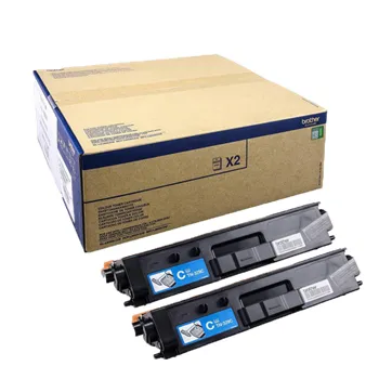 Toner Brother Azul Capacidade Extra Pack 2un TN329CTWIN