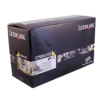 Toner Lexmark Amarelo com Programa de Retorno 00C792A1YG