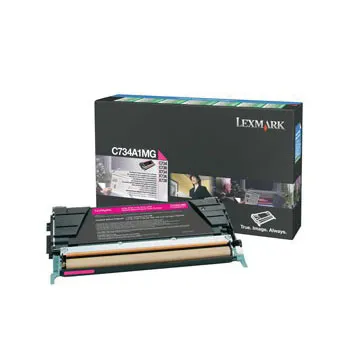 Toner Lexmark Magenta com Programa de Retorno 0C734A1MG