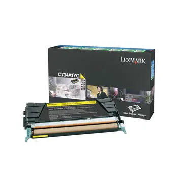 Toner Lexmark Amarelo com Programa de Retorno 0C734A1YG