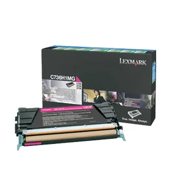 Toner Lexmark Magenta Alta Capacidade 0C736H1MG