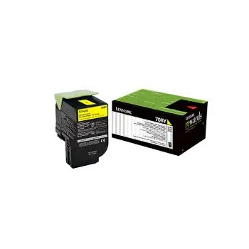 Toner Lexmark Amarelo com Programa Retorno 70C20Y0