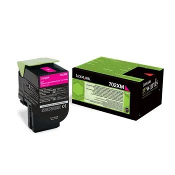 Toner Lexmark Magenta com Programa Retorno, Capacidade Extra 70C2XM0