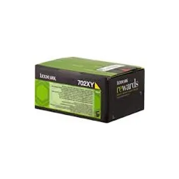 Toner Lexmark Amarelo com Programa  Retorno, Capacidade Extra 70C2XY0