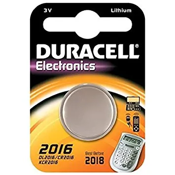 Pilhas Duracell CR2016