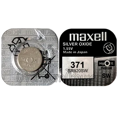 Pilhas Maxell Micro SR0920SW Mxl 371 1,55V