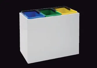 Ecoponto de 3 Unidades de Reciclagem 530X380X665mm