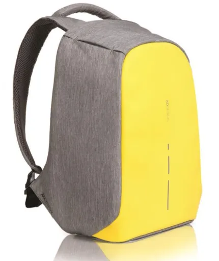 Mochila Bobby Anti Roubo Amarelo USB