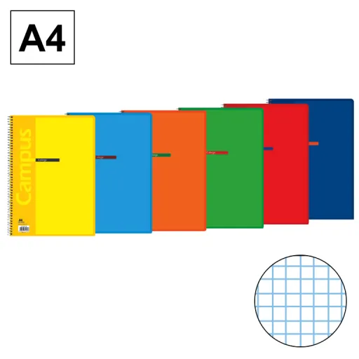 Caderno Espiral A4 80Fls 60G Cn 3mm