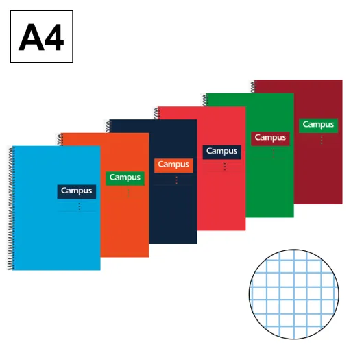 Caderno Espiral Capa Dura A4 80Fls 70GR Cn 3mm