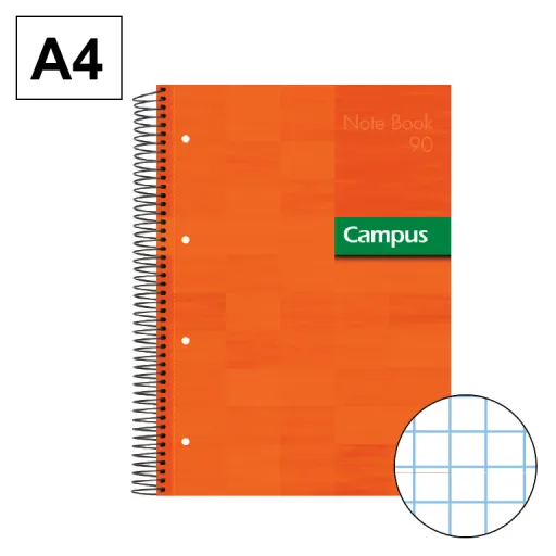 Caderno Espiral Capa Extradura A4 80Fls 70GR 90G Perf CN5mm Nrj