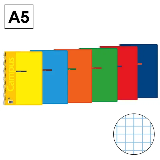 Caderno Campus A5 80fl.Xadrez