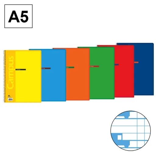 Caderno Espiral A5 80Fls 70G C.m. 4mm