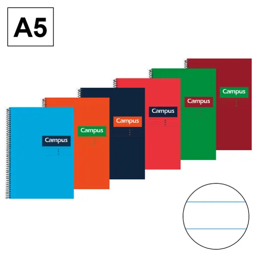 Caderno Espiral Capa Dura A5 80Fls  70GR Hn