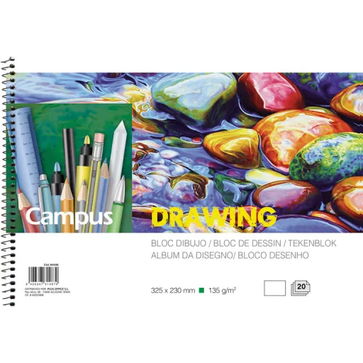 Bloco de Desenho Luxe Campus A-4 Esp-Liso