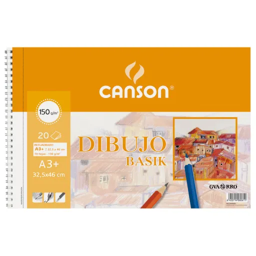 Bloco Desenho Basik Guarro A-3+ Liso 150G