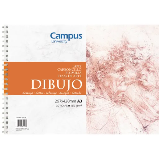 Bloco Desenho Campus A3 160G 30Fls