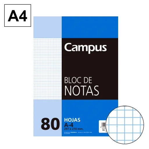 Bloco de Notas Microperfurado A4 80Fls 60GR Perfurado Cn 4mm