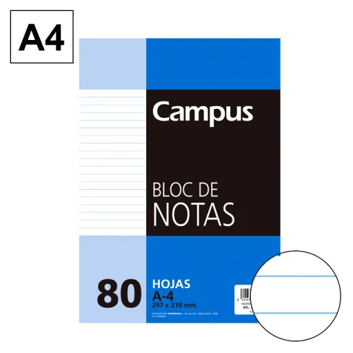 Bloco de Notas Microperfurado A4 80Fls 60GR Perford Hn