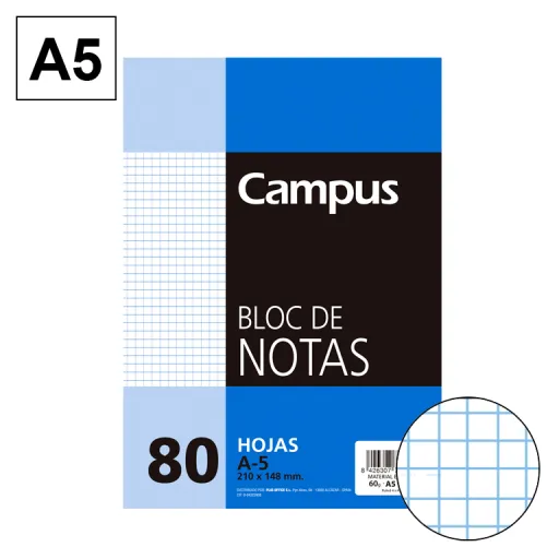 Bloco de Notas Microperfurado A5 80Fls 60GR Cn 4mm