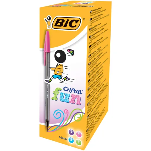 Esferográficas Bic Cristal Fun Cores Sortidas