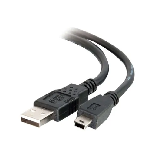 Cabo USB a Mini USB Preto 2M