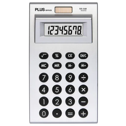 Calculadora Plus SS-140 Prata Pequeno