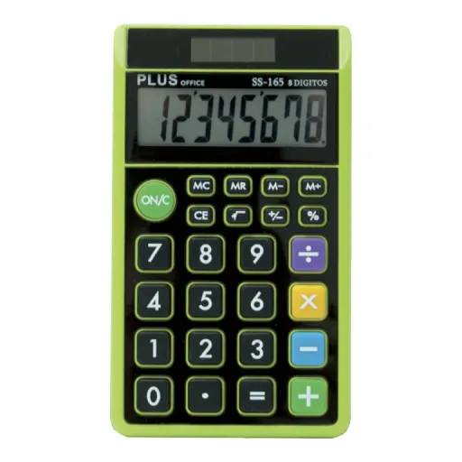 Calculadora Plus SS-165 Verde