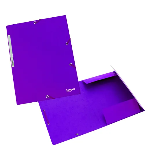 Capa com Elásticos Campus A4+ G S Violeta