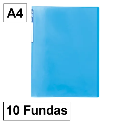 Portfolio Plus A4 10 Fls Azul