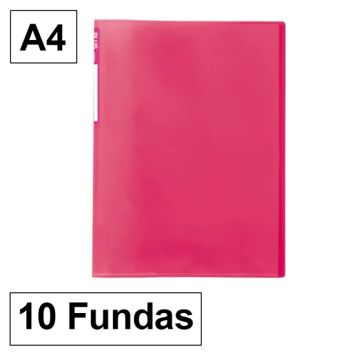 Portfolio Plus A4 10 Fls Rosa