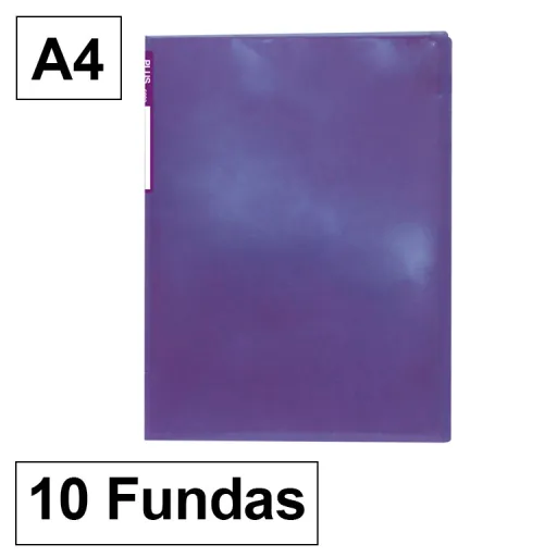 Portfolio Plus A4 10 Fls Violeta