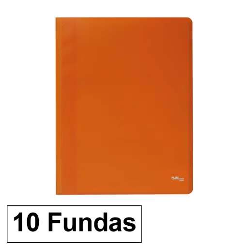 Portfolio Plus A4 Eco 10 Fls Laranja