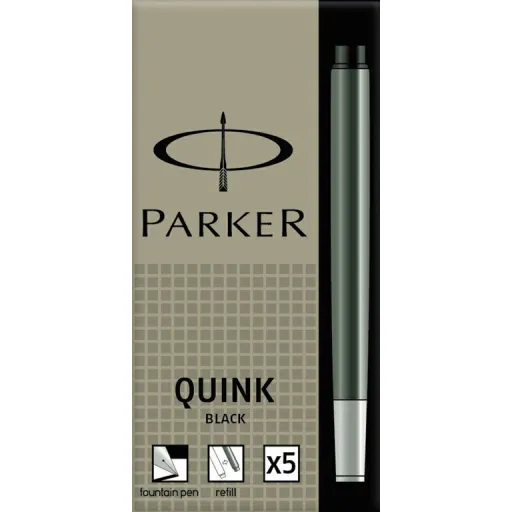 Recarga Tinta Caneta Parker  Azul 5Un.