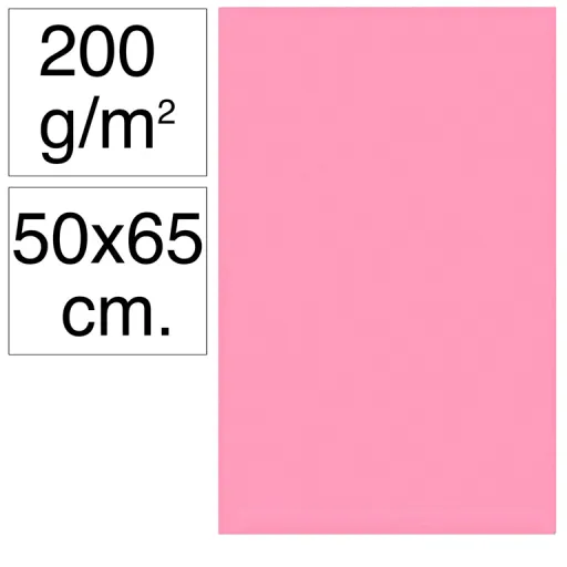 Cartolina Campus 50X65 200G Rosa Chicle