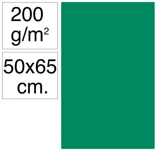 Cartolina Campus 50X65 200G Verde Pinho