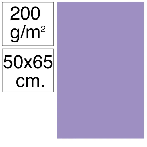 Cartolina Campus 50X65 200G  Violeta