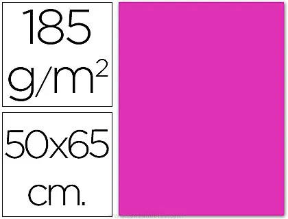 Cartolina Guarro 50X65 185G Fucsia