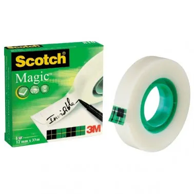 Fita Cola Invisível Scotch Magic 12mmX33m