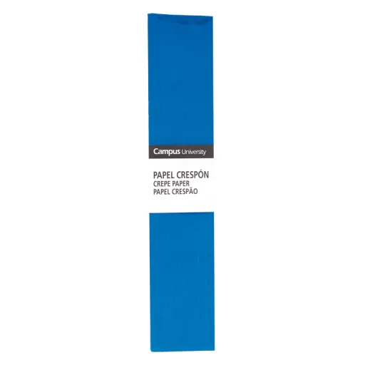 Papel Crepe Campus 0,5X2m Azul Cobalto