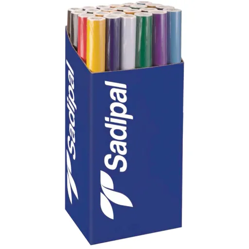 Rolo Papel de Forrar Adesivo Sadipal 0,50X3 Cores Ex 24