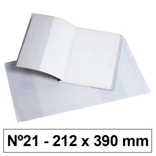 Capa Forra Livro Pvc Nº 21 120M 212x390mm