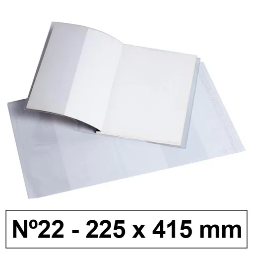 Rolo Forra Livro Pvc Nº 22 120M 222x415mm