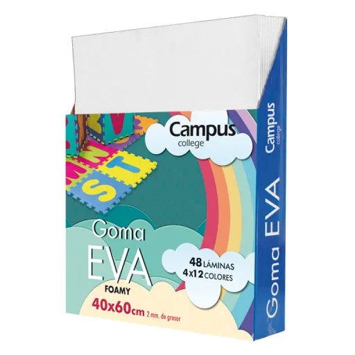 Folhas Eva Musgammi  Campus 40X60 Branco 10Un.