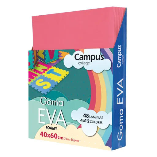 Folhas Eva Musgammi  Campus 40X60 Rosa