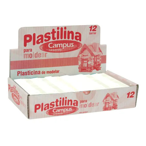 Plasticina Campus Médio 200G Branco