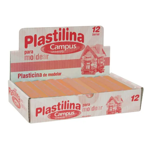 Plasticina Campus Médio 200G Vermelho