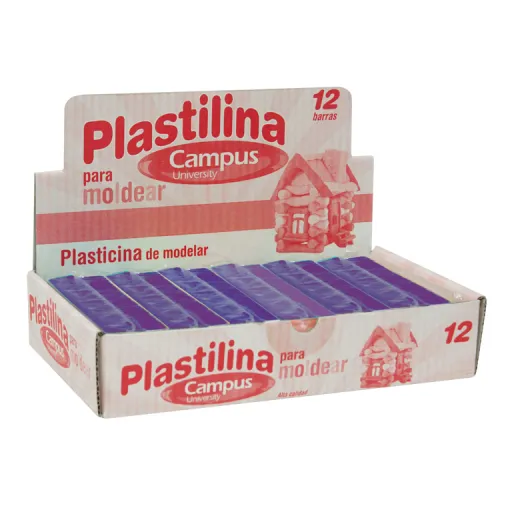 Plasticina Campus Médio 200G  Violeta