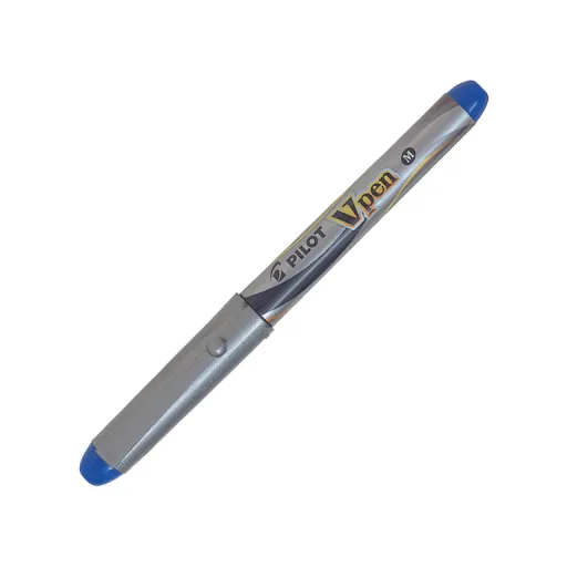 Caneta Pilot V-Pen Silver Azul